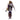 Native American Hand Beaded Doll: Blue Bear Spirit Warrior - Back View 
