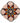 Native American Hand Beaded Lapel Pin: Baby Pink