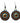 Native American Hand Beaded Earrings: Tropical Blue