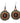 Native American Hand Beaded Earrings: Star Vapor