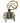 Native American Hand Beaded Water Bug: Green & White Combo