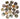 .75 inch 1-Hole abalone shell