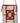 Native American Hand Quilled Mirror Bag: Red, Yellow, Green Combo front